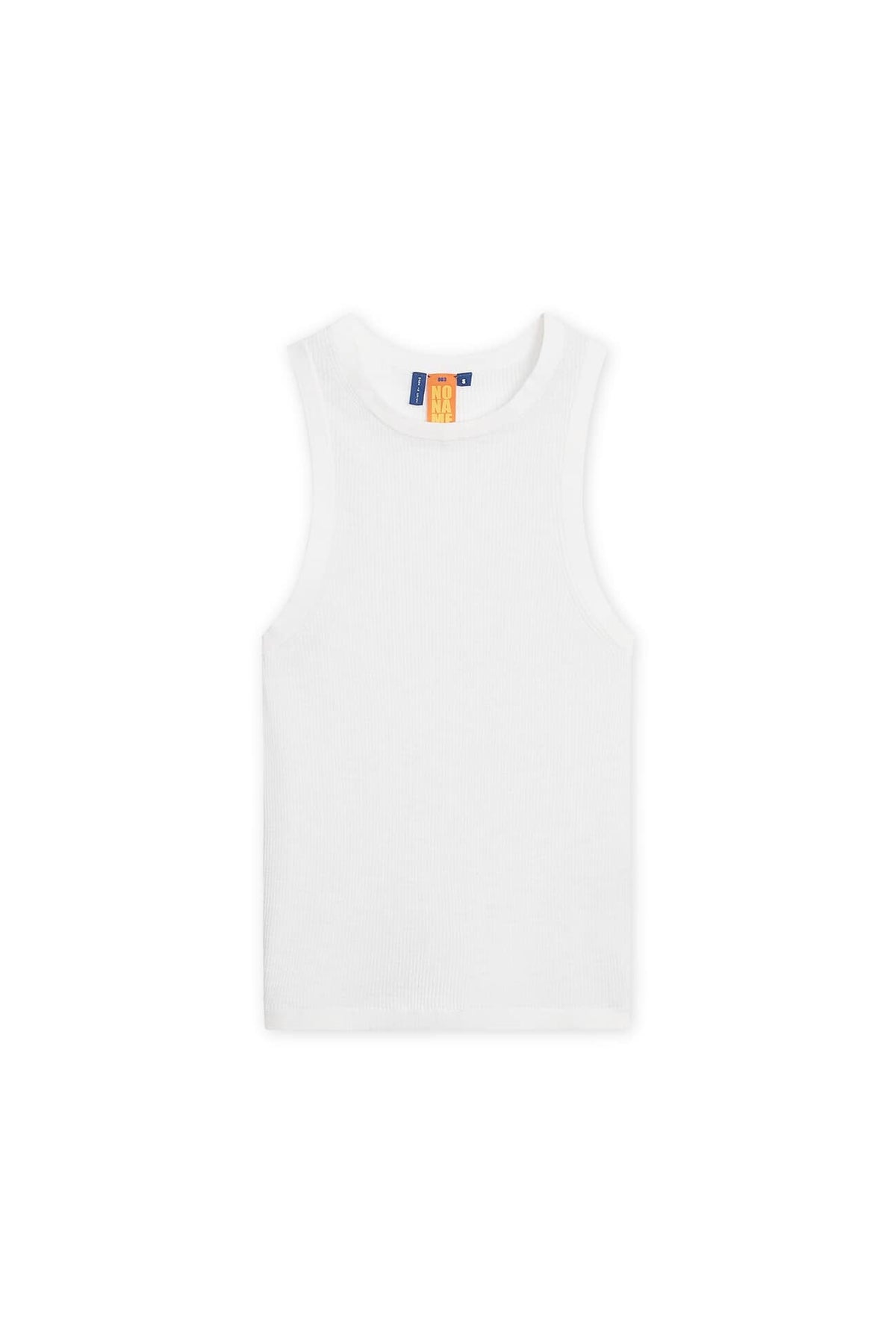 NONAME RIBBED HIGH NECK TANK