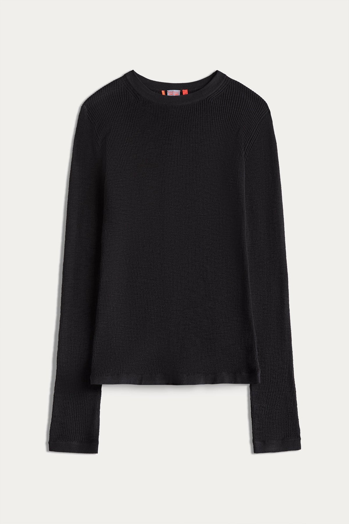 LONG-SLEEVE RIBBED TEE