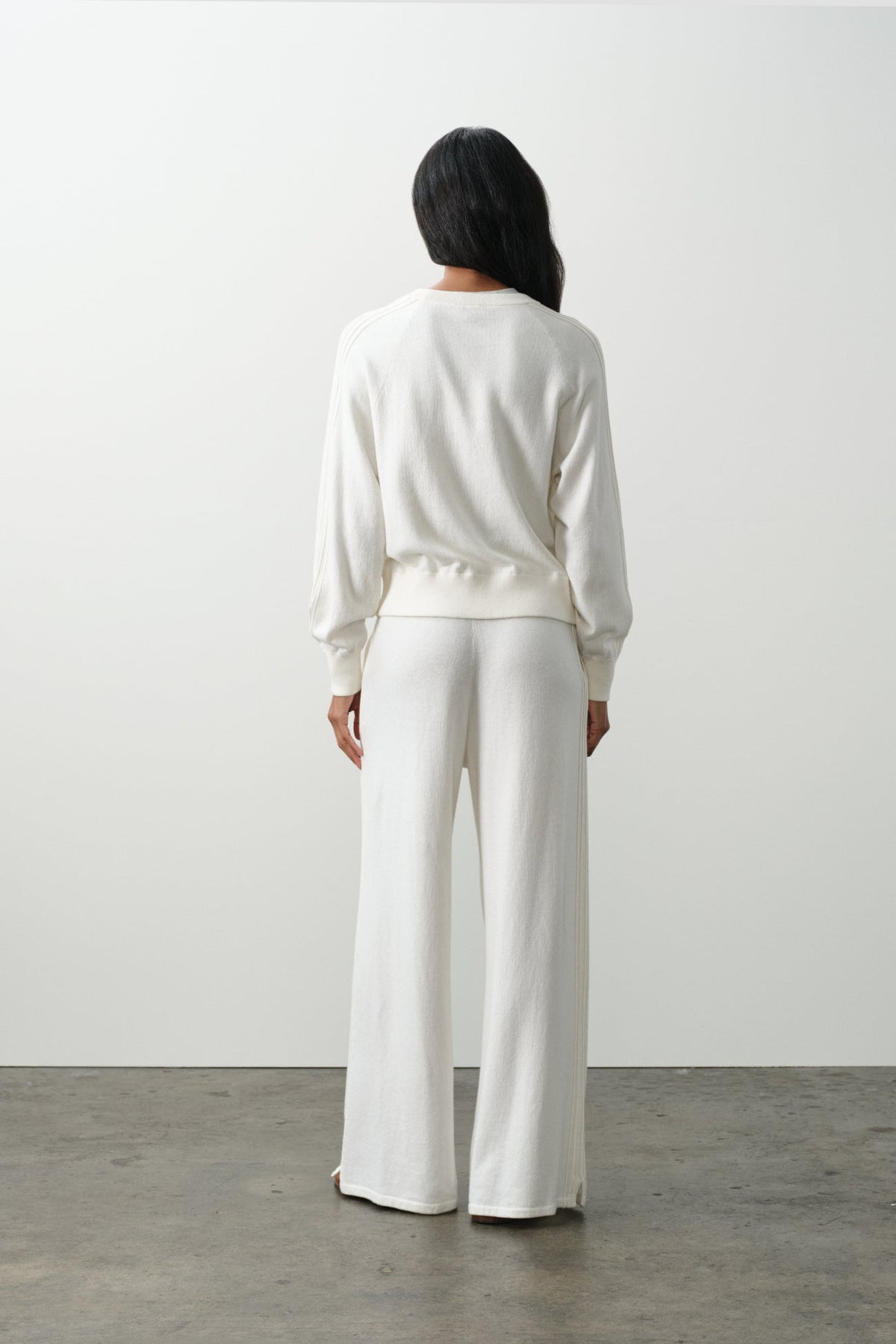 ASHLYN COTTON CASHMERE TRACK PANTS