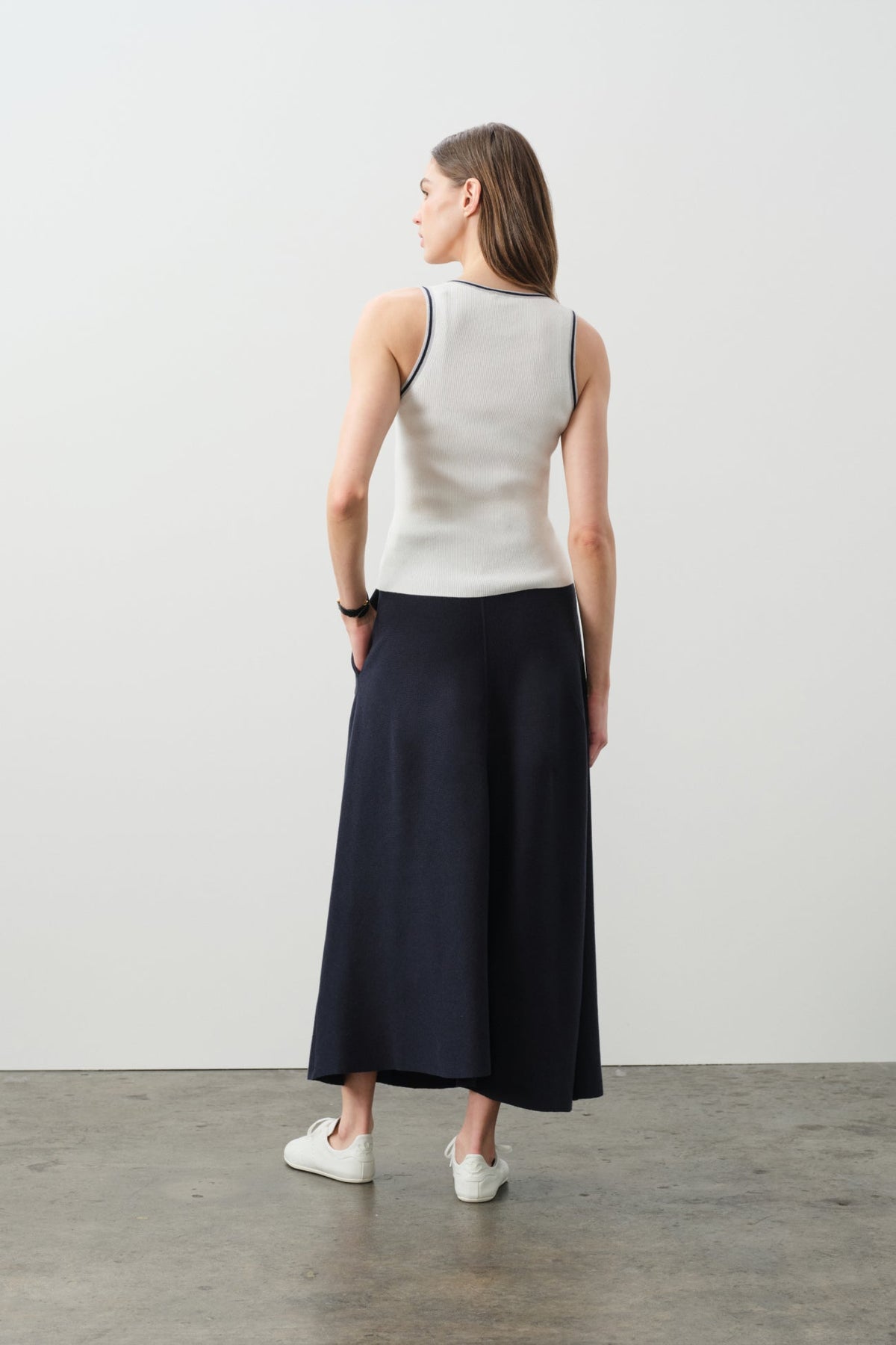 CAMILLE COTTON CASHMERE TANK