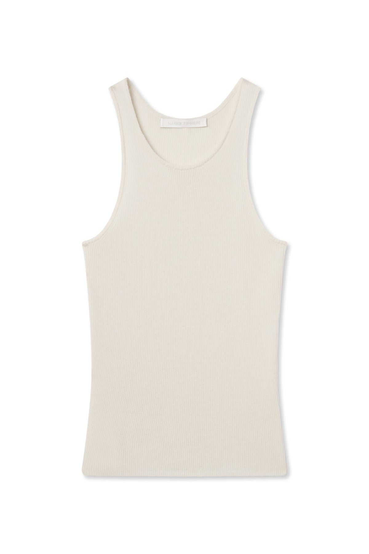 CAROLINA CREWNECK CASHMERE TANK