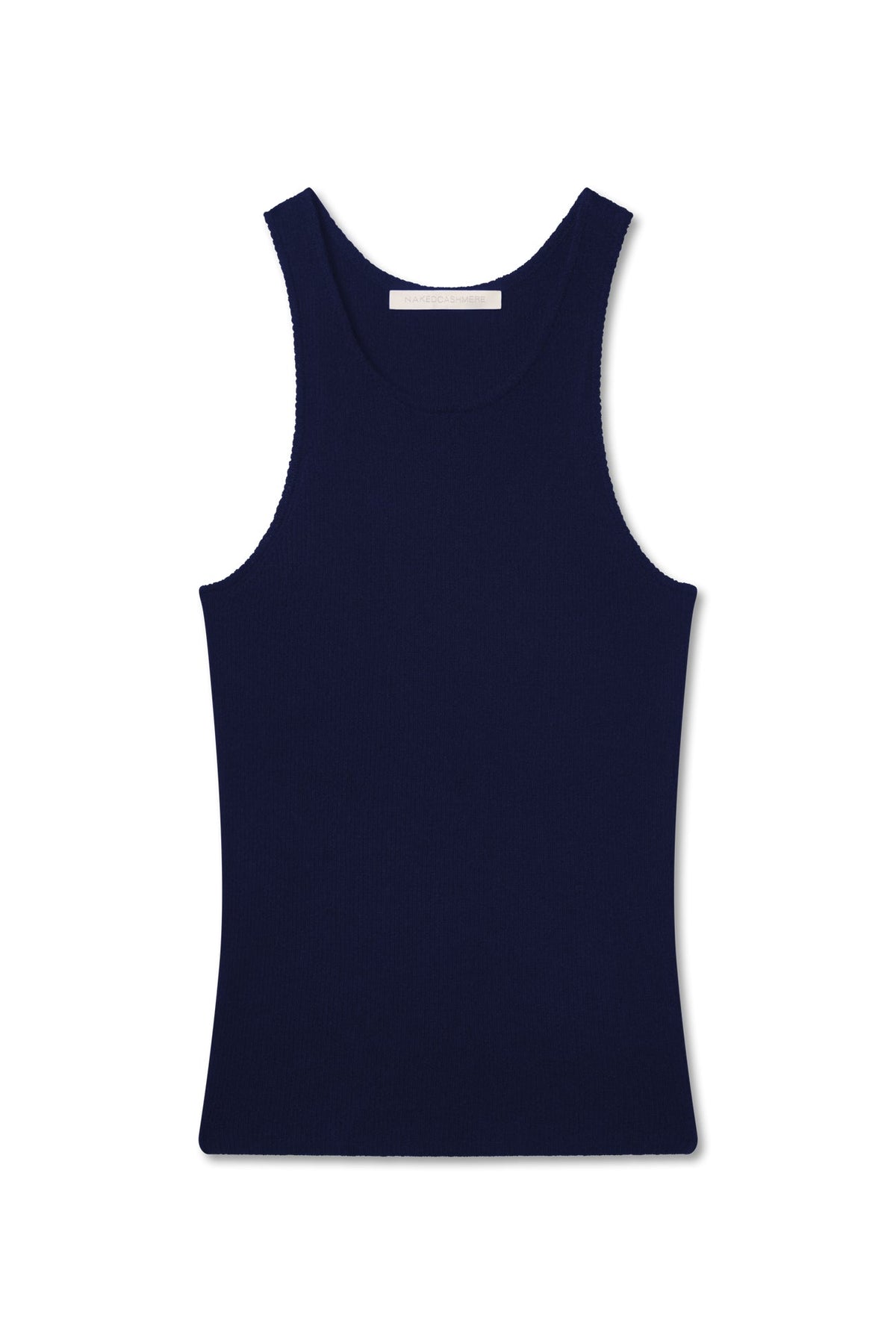CAROLINA CREWNECK CASHMERE TANK