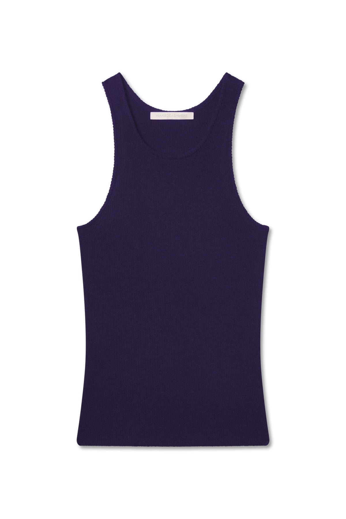 CAROLINA CREWNECK CASHMERE TANK