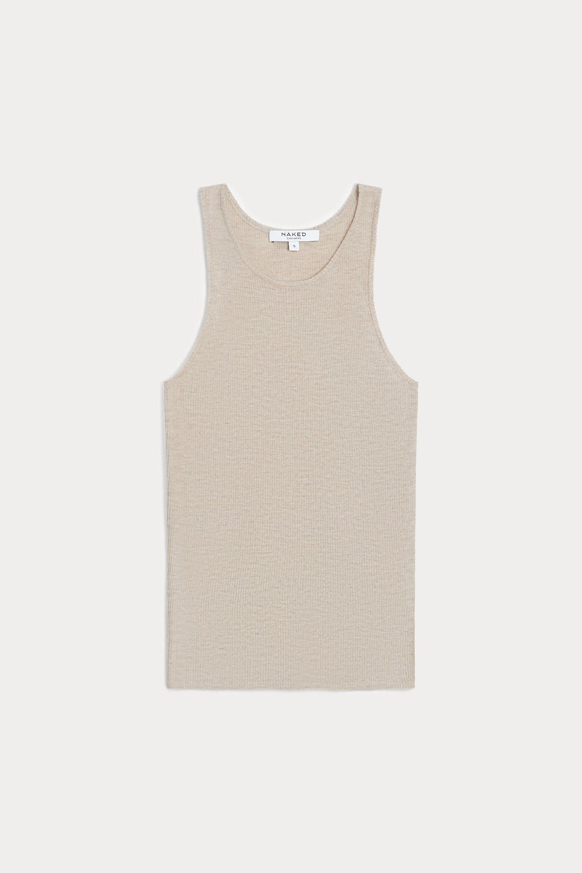 CAROLINA CREWNECK CASHMERE TANK