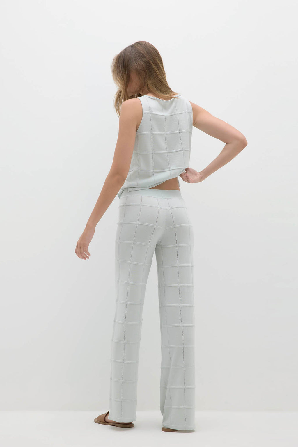 AMALFI MERINO BLEND WIDE-LEG PANT