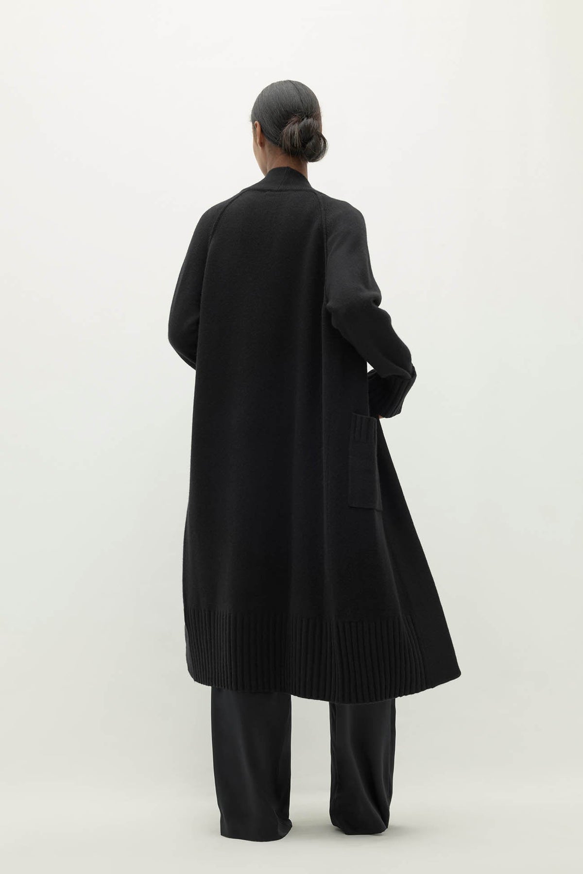 TILYN LONGLINE CASHMERE CARDIGAN