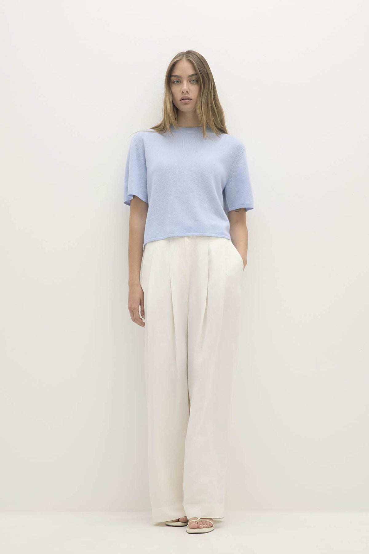 JEAN CASHMERE CREWNECK SWEATER