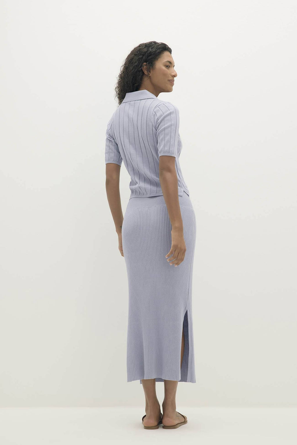 BLAIRE RIBBED POLO