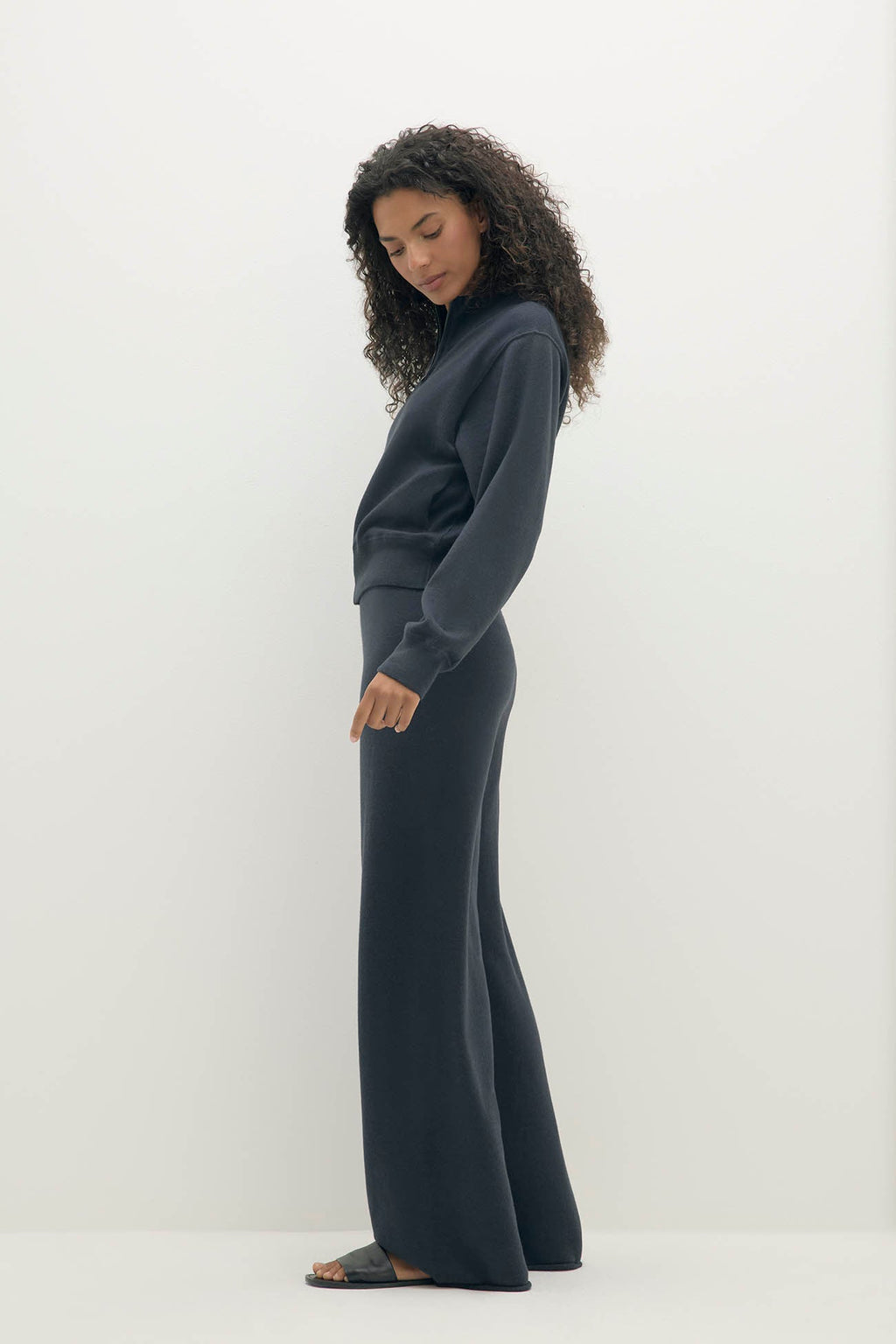 ALINA COTTON CASHMERE TRACK JACKET