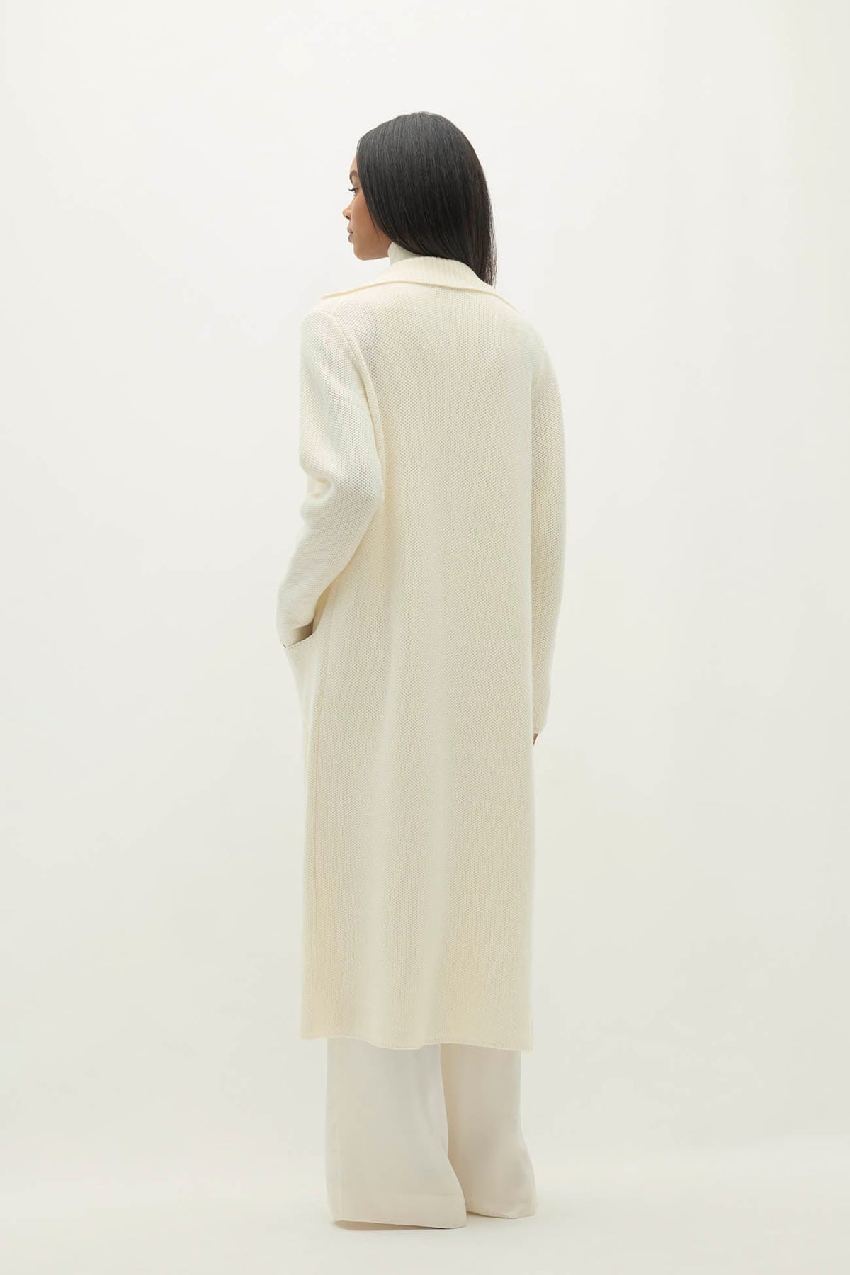 DARYA LONGLINE CASHMERE CARDIGAN