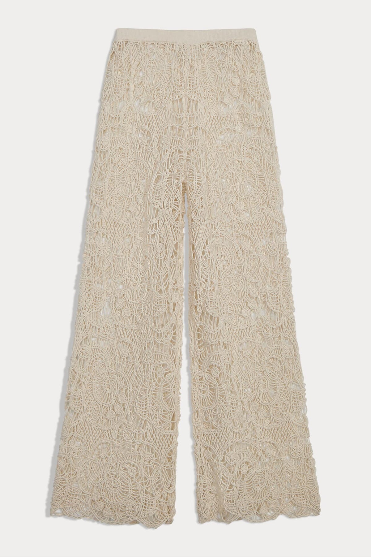 LORRAINE CROCHET CASHMERE BLEND PANT