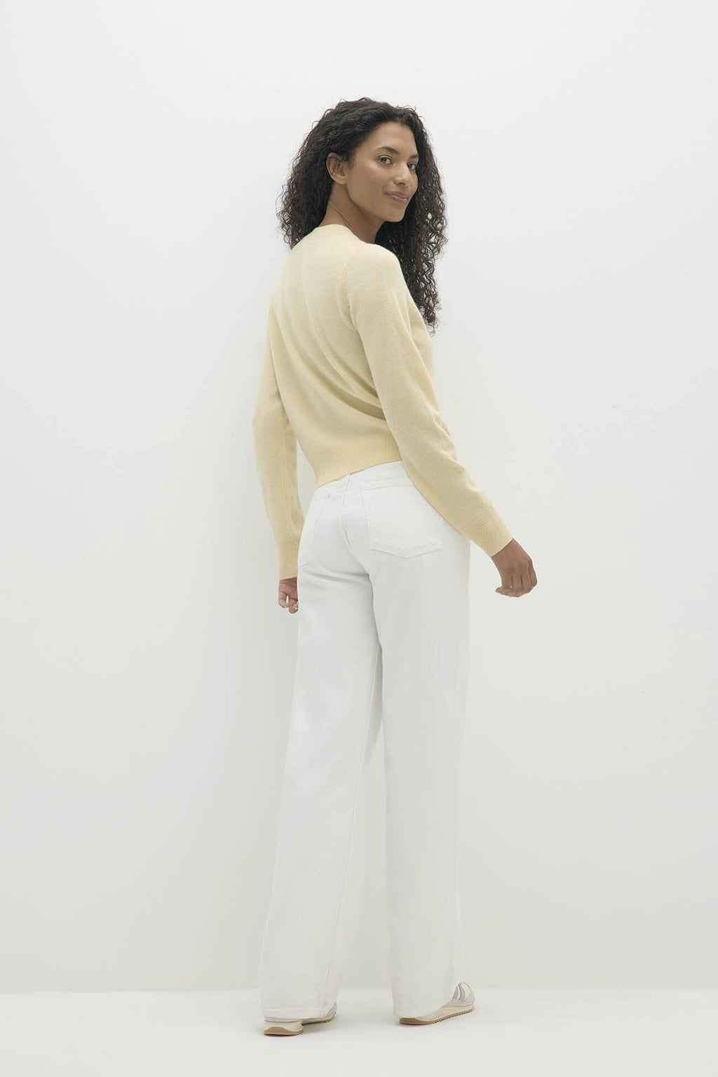 JAYLA BUTTON-UP CASHMERE CARDIGAN
