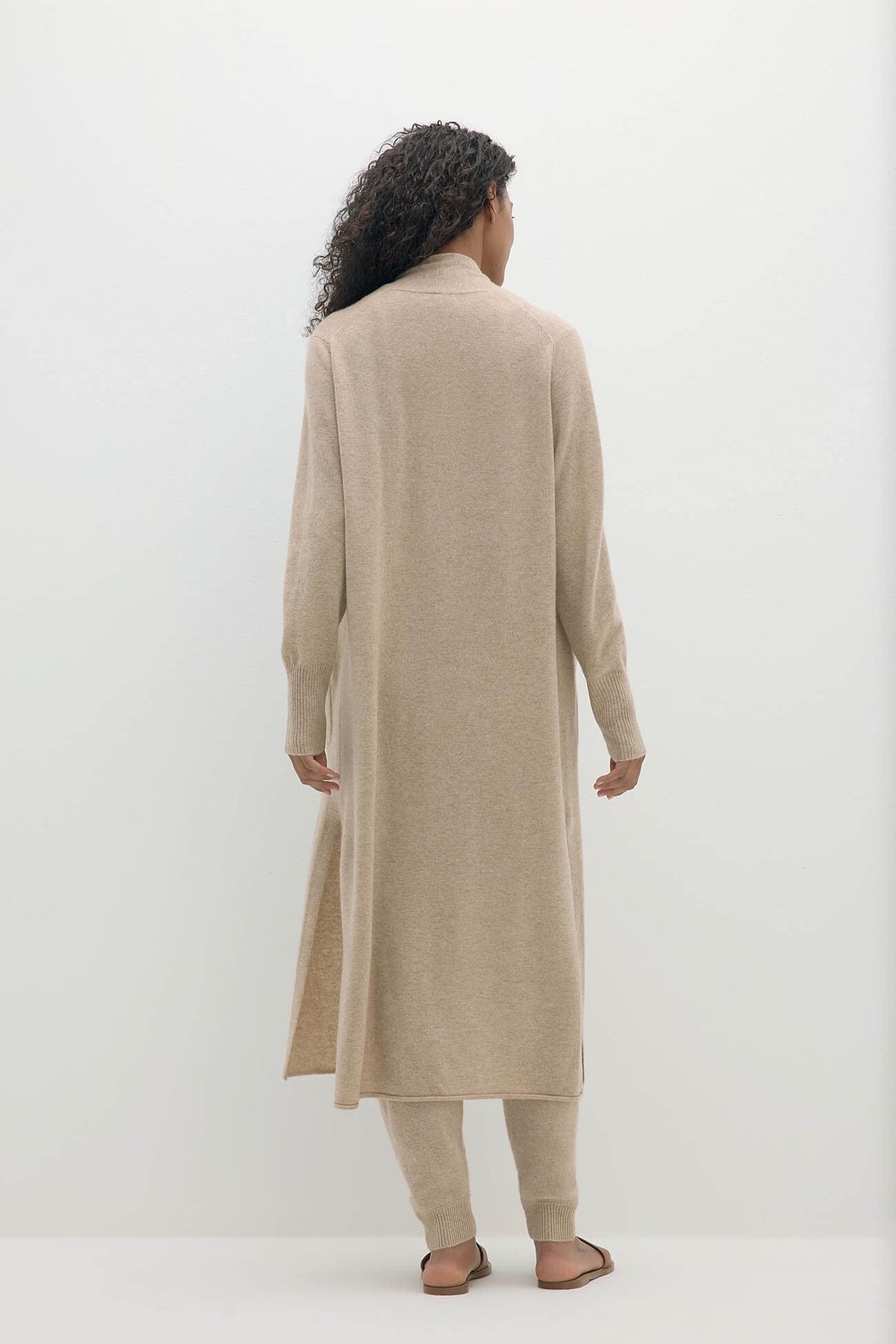 CARMELA LONGLINE CASHMERE CARDIGAN