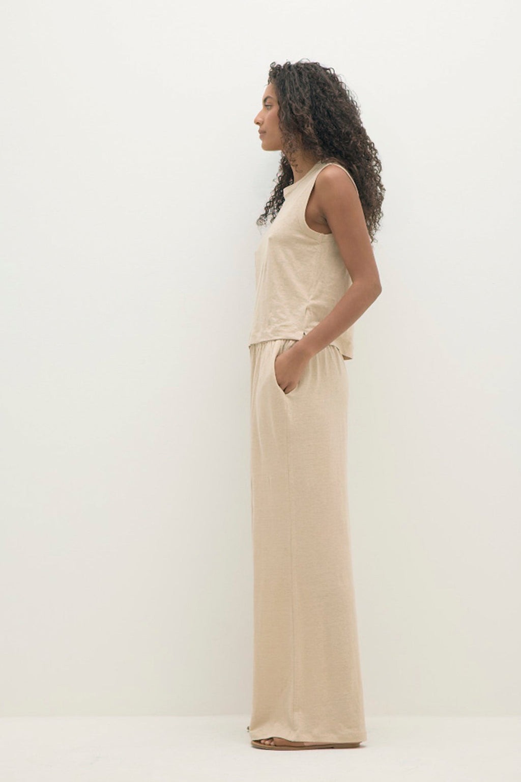 LUELLA LINEN TANK TOP