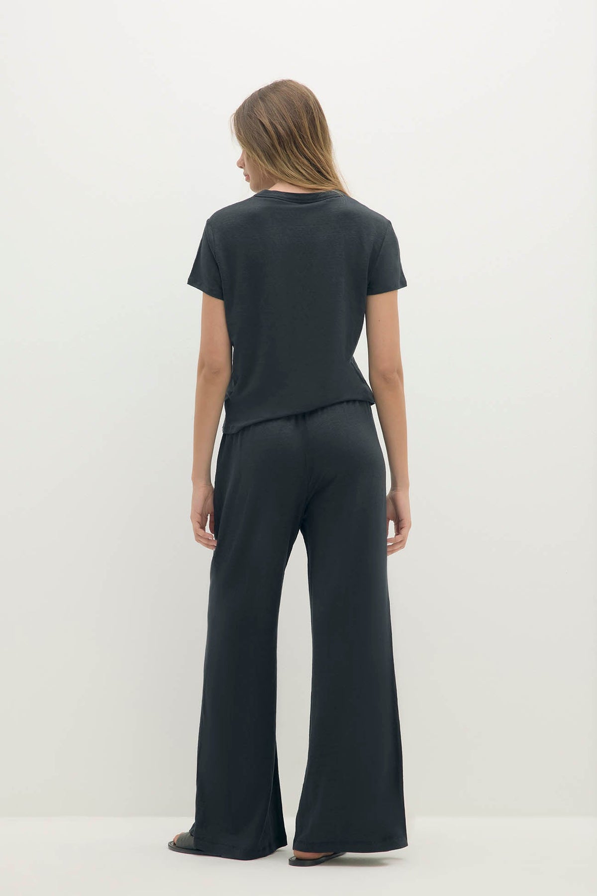 DEVIN LINEN WIDE LEG PANTS