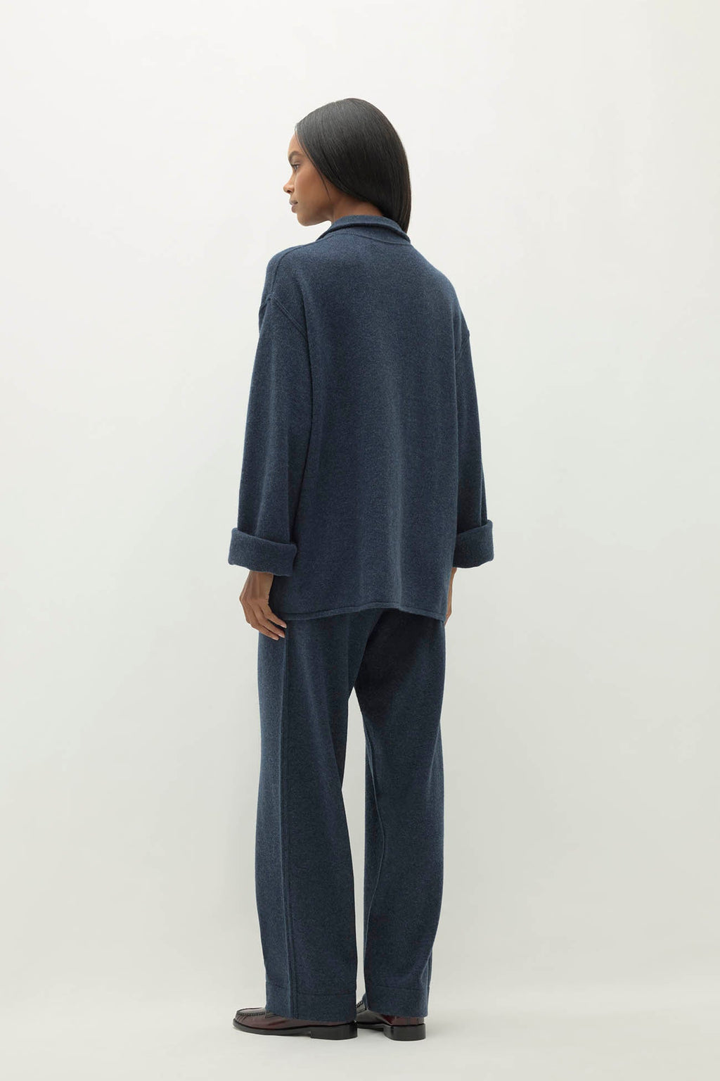 ROME DENIM CASHMERE CHORE JACKET
