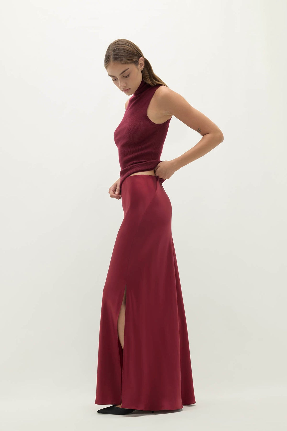 SIREN SILK MAXI SKIRT
